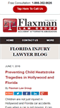 Mobile Screenshot of floridainjurylawyerblog.com